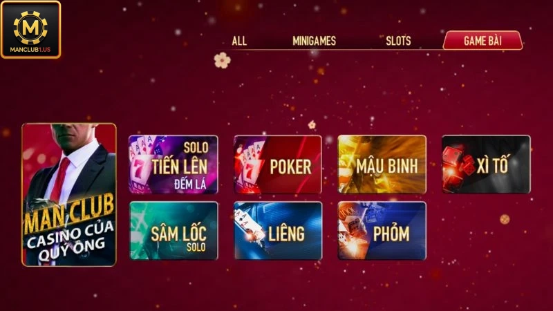 Game bài truyền thống, hiện đại hấp dẫn người chơi tham gia