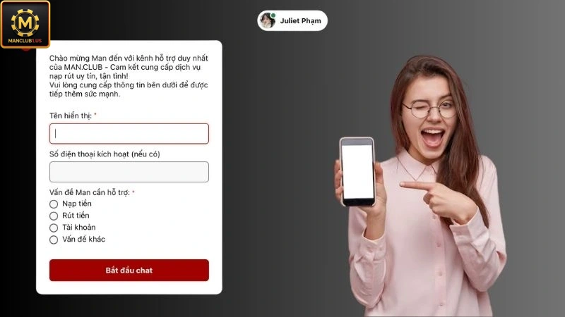 Hội viên cần hỗ trợ khi đang chơi game hãy tận dụng tính năng live chat